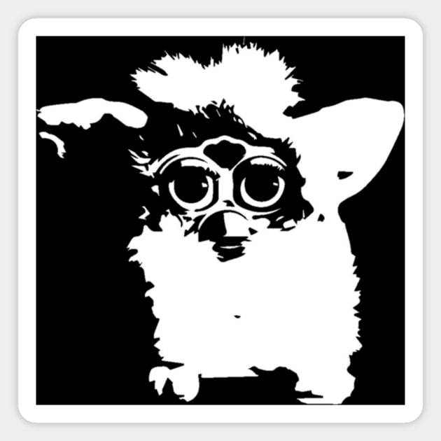 Abstract Furby Magnet by QSEVEN
